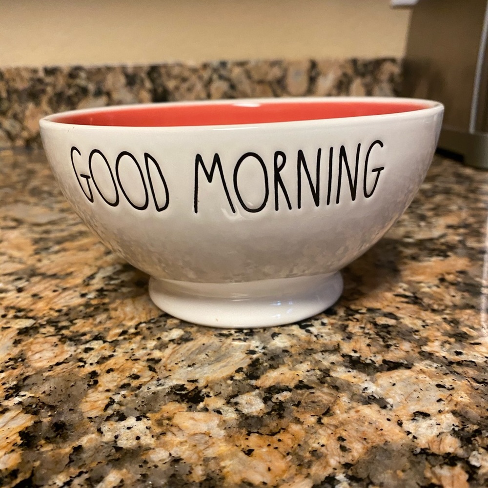 Rae Dunn Good Morning Cereal Bowl